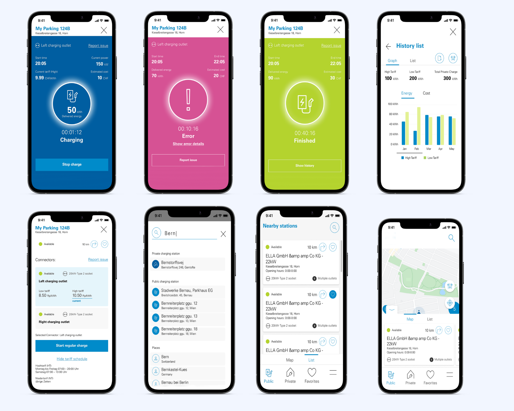 Charging Screens